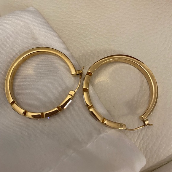 Coach hoop earrings - Picture 4 of 5